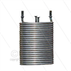 Heizschlange Portotechnica - Abstand der Anschlüsse: 250mm - Rohr Ø17 - H: 480mm x Ø300mm