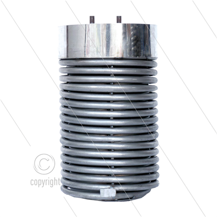 Heizschlange- TEHA - Stahl - BR1000(G) - 500 Bar - 3/8" AG - öl- und gasbeheizt - H: 685mm