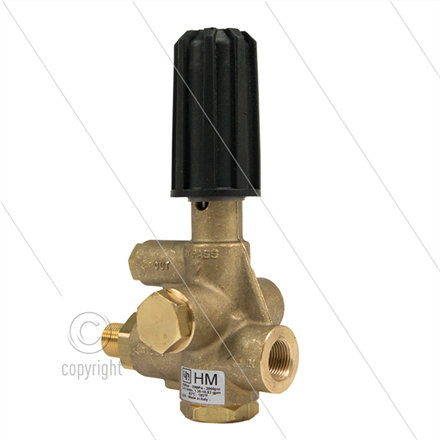 HM Druckregelventil - 200 Bar -5 bis 41 l/min- max 85°C - Eingang: 3/8" IG - Ausgang: 3/8"