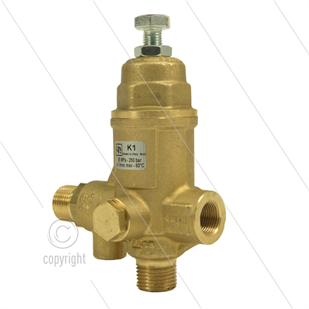K1.0 - Druckregelventil - 250 Bar - 9 bis 41 l/min - max 60°C - Eingang: 3/8" IG - Ausgang