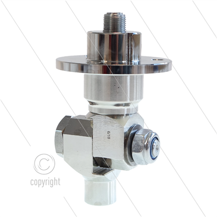 KDYF Knickdrehgelenk mit Flansch - max 275 Bar - max 120°C - für