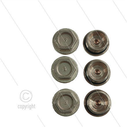 Kit 106 - Satz Ventilstopfen (HD) + O-Ringe (6x) - Serie 47 - W928