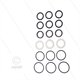 Kit 118 - Manschettensatz Ø15mm für 3 Plunger