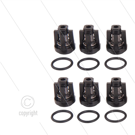 Kit 134 - Ventilsatz (6x) - Serie Greenjet + Cleanmatic + Bluetime