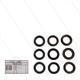 Kit 148 - Satz Hochdruck- und Niederdruckdichtungen + Restopring Ø22mm (3x) - Serie 47