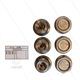 Kit 158 - Satz Ventilstopfen + O-Ringe (6x) - vernickelt - M24x1,5x17 - Serie 44 + 63 HTS