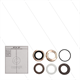 Kit 167 - kompletter Dichtsatz Ø18mm für 1 Plunger - Serie 63