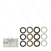 Kit 172 - Satz Hochdruck- und Niederdruckdichtungen Ø22mm (3x) - Serie 66