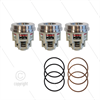 Kit 2012 - Satz Saugventile (3x) - Serie 71 + 71(V)HT + Pratissoli KF40