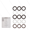 Kit 248 - Satz Hochdruck- und Niederdruckdichtungen Ø28mm (3x) - Serie 66
