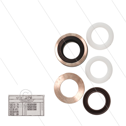 Kit 276 - kompletter Dichtsatz Ø15mm für 1 Plunger - Serie 5