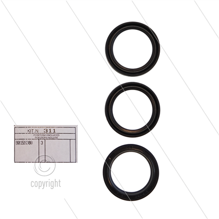 Kit 311 - Satz Öldichtungen Ø18mm (3x) - Serie 53 + SS1