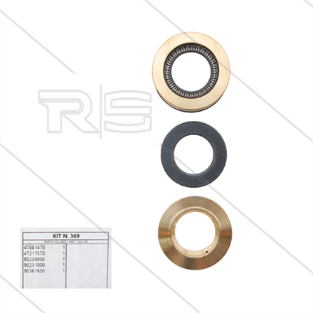 Kit 369 - kompletter Dichtatz Ø22mm für 1 Plunger - Serie 47 VHT
