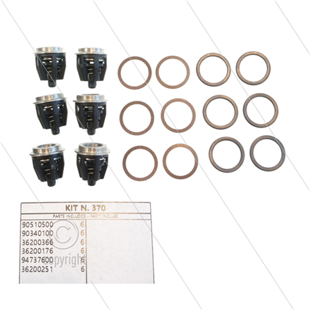 Kit 370 - Ventilsatz (6x) - Serie 47 VHT