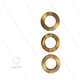 Kit 40 - Satz Messingringe + O-Ringe Ø36mm (3x) - Serie 69 + 75