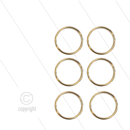 Kit 41 - Satz obere Ringe Ø36mm (6x) - Serie 69 + 75