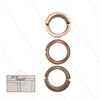 Kit 42 - Satz Messing Zwischenringe Ø36mm (3x) - Serie 69 + 75