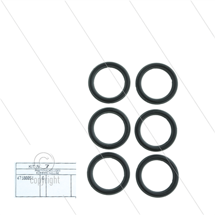 Kit 7 - Satz obere Ringe Ø20 mm (6x) - Serie 47 + 48 + 69