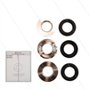 Kit 71 - Satz Messing Zwischenringe + restop-Ringe Ø20mm (3x) - Serie 47 + 48 + 69