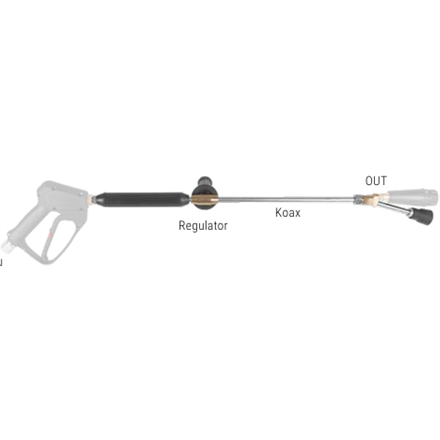 Koax-Lanze -750 R1/4"M L=750