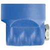 Kugelhahn 1/2"IG : 1/2"IG Edelstahl isoliert blau