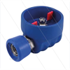 Kugelhahn 1/2" - mit Schutz - Edelstahl 304 - 60 Bar - max 95°C - 1/2" IG x ST3100 Schnell