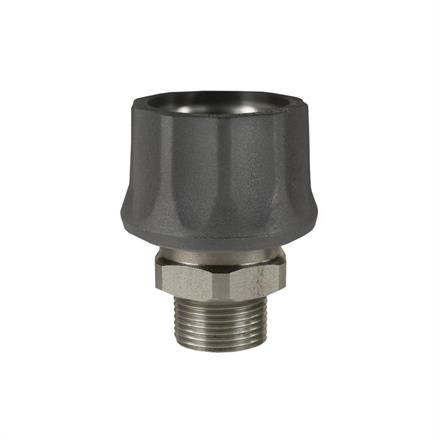 Kupplung M22 AG Edelstahl Kunststoff