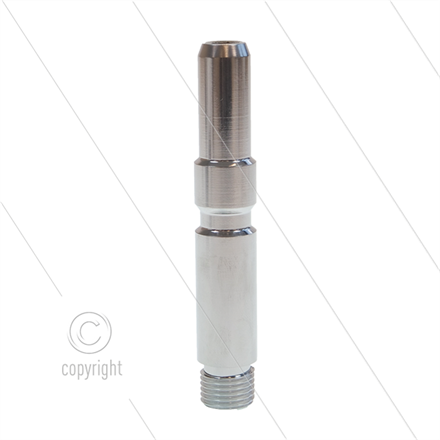 Langnippel 1/4" AG - Edelstahl - passend zu KEW - Länge 81mm