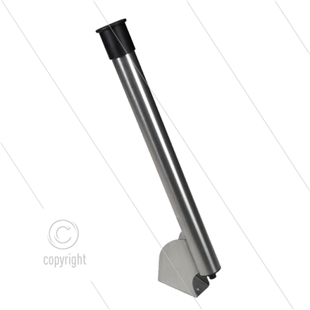 Lanzenhalter Edelstahl - Bodenmontage - L=700mm