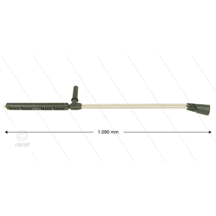 LD9 Doppellanze - mit Seitengriff - 250 bar - 1090 mm - 160°
