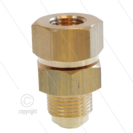 LR - Drehgelenk - Messing - Kurz - 220 Bar - 30 l/min - 1/4"