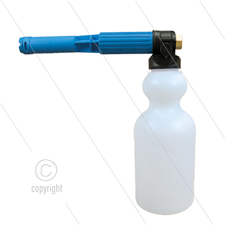 LS10 Schaumlanze - blau mit Flasche 2 Ltr - Düse 2,1mm - 1/4