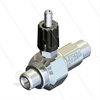 LS12 - Schauminjektor - Edelstahl - Ø1.4mm (055) - 250 Bar - 18 l/min - max 90°C - 2x 3/8"