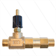 LS12 - Schauminjektor - Messing - Ø1.2mm (040) - 220 Bar - 13 l/min - max 90°C - 2x 3/8" A