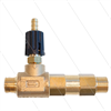 LS12 - Schauminjektor - Messing - Ø1.2mm (040) - 220 Bar - 13 l/min - max 90°C - 2x 3/8" A