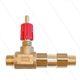 LS12 - Schauminjektor - Messing - Ø1.4mm (055) - 220 Bar - 18 l/min - max 90°C - 2x 3/8" A