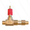 LS12 - Schauminjektor - Messing - Ø1.4mm (055) - 220 Bar - 18 l/min - max 90°C - 2x 3/8" A