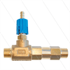 LS12 - Schauminjektor - Messing - Ø2.1mm (120) - 220 Bar - 35 l/min - max 90°C - 2x 3/8" A