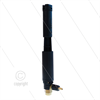 LS12 - Schaumlanze - schwarz mit injektor - Düse 1,5mm - 60 bis 200 Bar - 9 bis 15 l/min -
