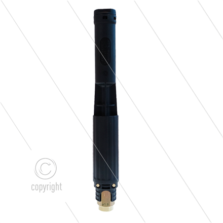LS12 - Schaumlanze - schwarz ohne injektor - Düse 1,8mm - 60 bis 200 Bar - 5 bis 10 l/min