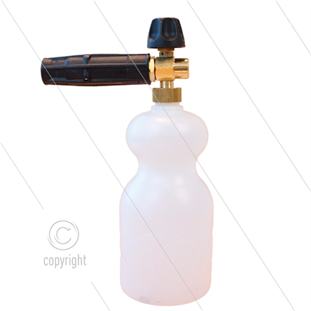 LS3-2 - Schaumlanze mit Flasche 1Ltr - Düse 1,25mm - 60 bis 160 Bar - 5,5 bis 9 l/min - 1/