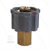 M21x1,5 - Handverschraubung - Messing - 250 Bar - Ø14mm - max 160°C - 1/4" IG