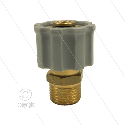 M21x1,5 - Handverschraubung - Messing - 250 Bar - Ø14mm - max 160°C - 3/8" AG