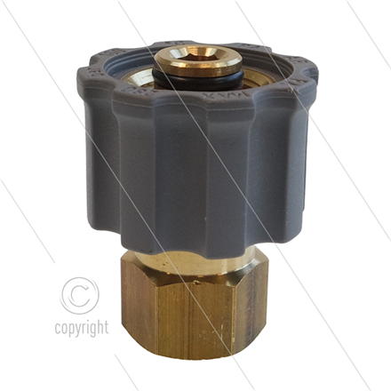 M21x1,5 - Handverschraubung - Messing - 250 Bar - Ø14mm - max 160°C - 3/8" IG
