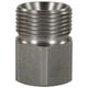 M22x1,5 : 1/4"IG Gegennippel Edelstahl Länge: 29 mm