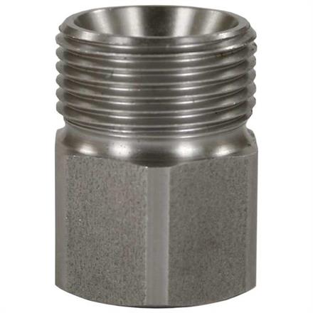 M22x1,5 : 1/4"IG Gegennippel Edelstahl Länge: 29 mm