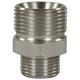 M22x1,5 : 3/8"AG Gegennippel Edelstahl Länge: 29 mm