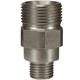 M22x1,5 AG : 1/4"AG Gegennippel Edelstahl lang Länge: 40 mm