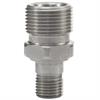 M22x1,5 AG : 1/4"AG Gegennippel Edelstahl lang Länge: 42 mm