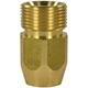M22x1,5 AG : 1/4"IG Gegennippel mit innen 6-Kant Länge: 38 mm